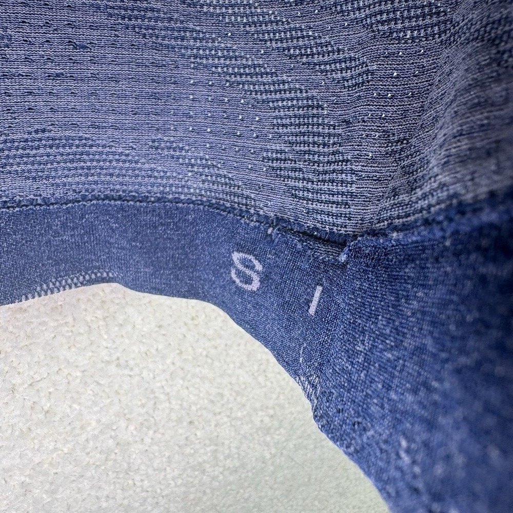 Lululemon Mens Size Small Blue Metal Vent Breathe Camo SS T-Shirt Active Gym Run - Picture 2 of 7